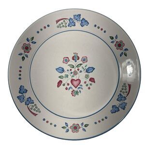 International Sugar Plum Stoneware Dinner Plate Farmhouse Country Chic